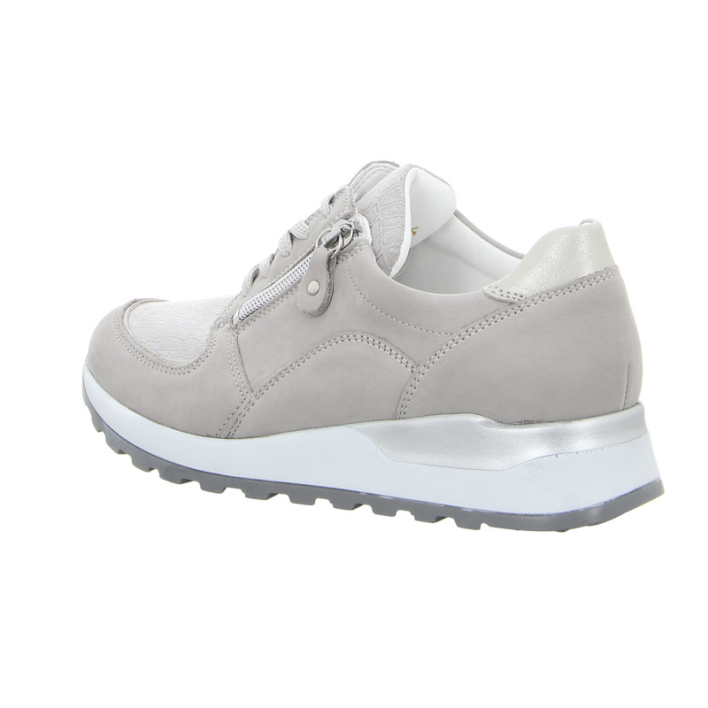 Waldläufer Sneaker Hiroko-Soft stein silber stein | Leifer Schuhmode 