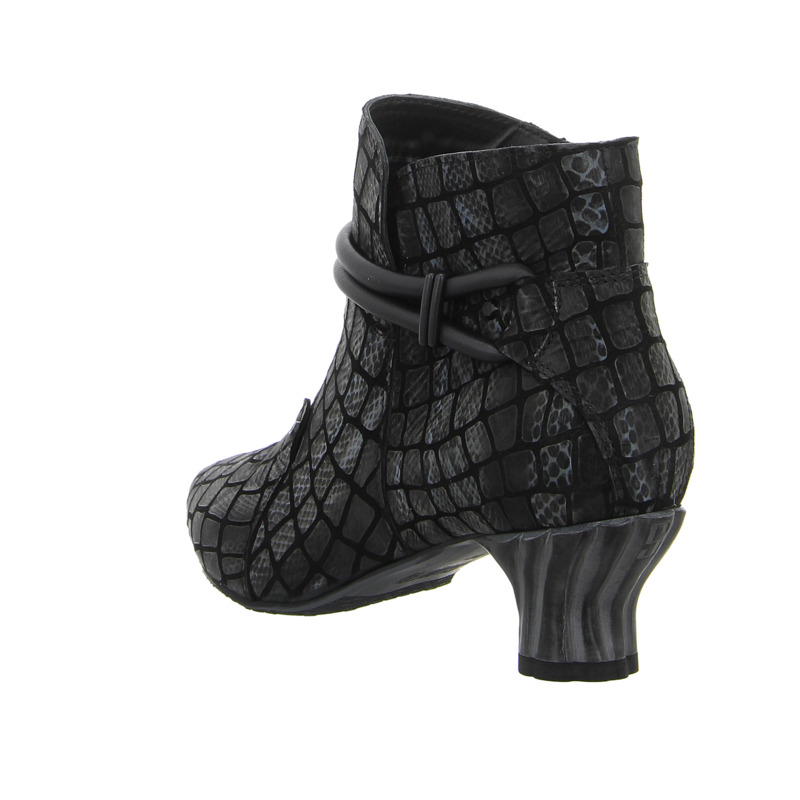 Simen Stiefeletten grau schwarz Schlupfstiefeletten