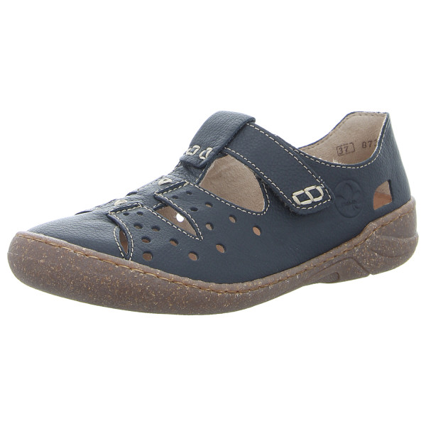 Rieker Slipper blau - Bild 1