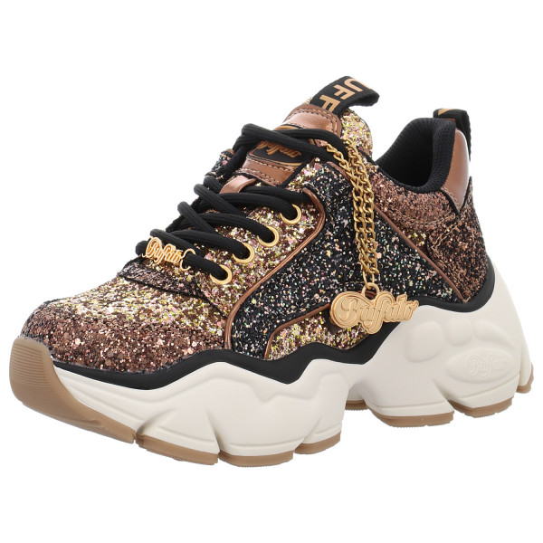 Buffalo Sneaker BINARY GLAM Black/Gold/Copper - Bild 1