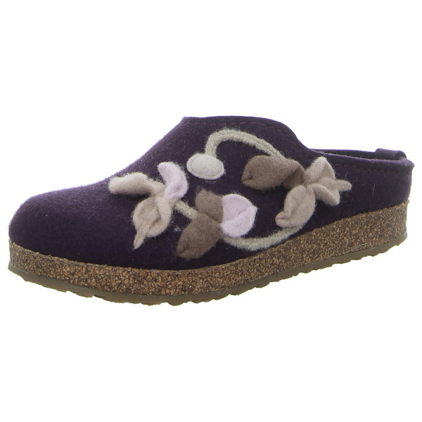 Haflinger Hausschuhe Grizzly Venus rot-kombi - Bild 1