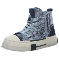 Rebecca White Sneaker mix glitter navy