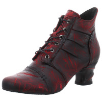 Simen Stiefeletten schwarz rot