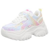 Buffalo Sneaker Bliss One Glam white/pink mermaid
