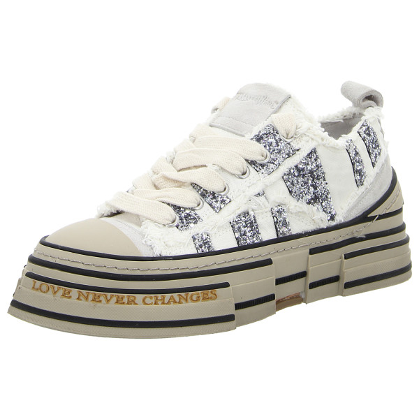 Rebecca White Sneaker white + glitter grey - Bild 1
