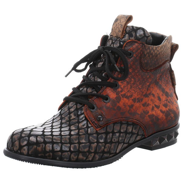 Simen Stiefeletten schwarz orange - Bild 1