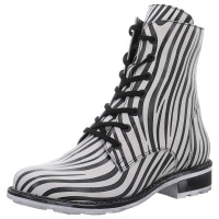 Simen Stiefeletten weiss schwarz
