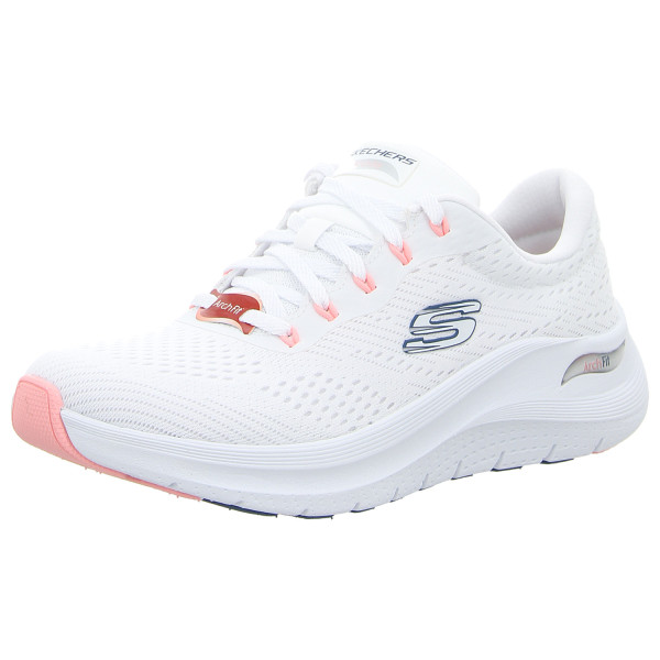 Skechers Sneaker Arch Fit 2.0 white/pink & blue - Bild 1