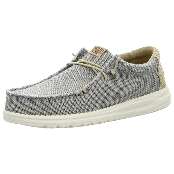 Hey Dude Schnürschuhe Wally Braided flannel grey/olive g - Bild 1