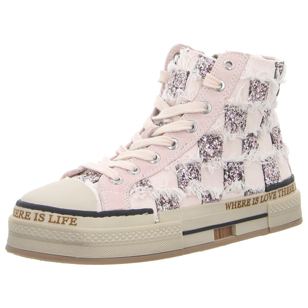 Rebecca White Sneaker square febric nude - Bild 1