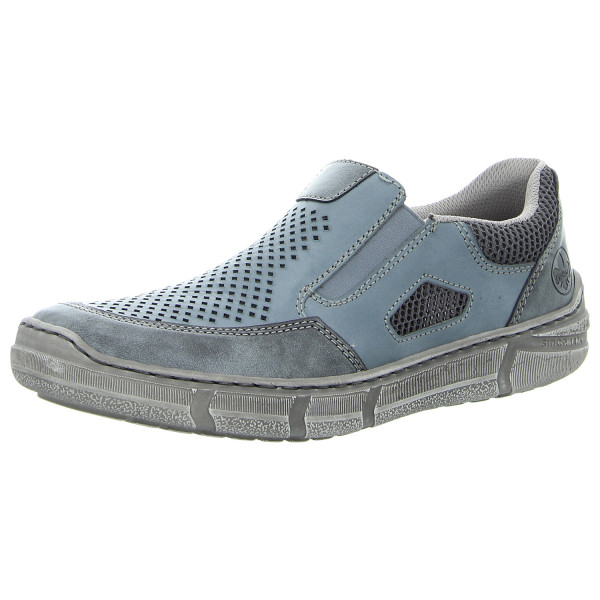 Rieker Slipper blau kombi - Bild 1