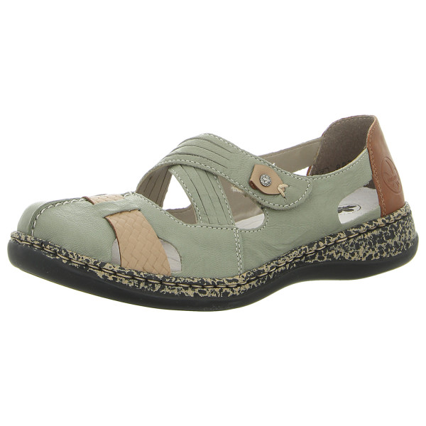Rieker Slipper grün - Bild 1