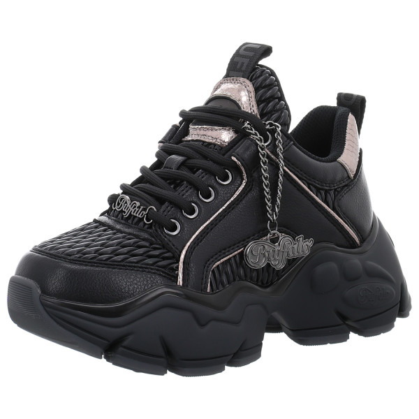 Buffalo Sneaker Binary Quilt black/pewter - Bild 1