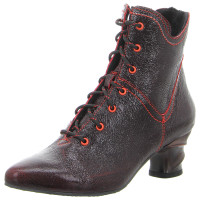Simen Stiefeletten schwarz rot