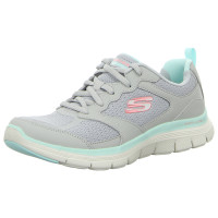 Skechers Sneaker Flex Appeal 4.0-Acti gray/light blue