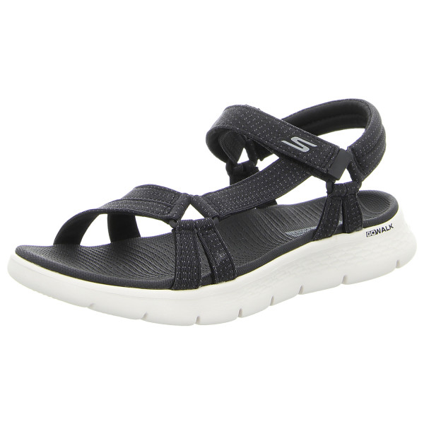 Skechers Sandalen Go Walk Flex black/white - Bild 1