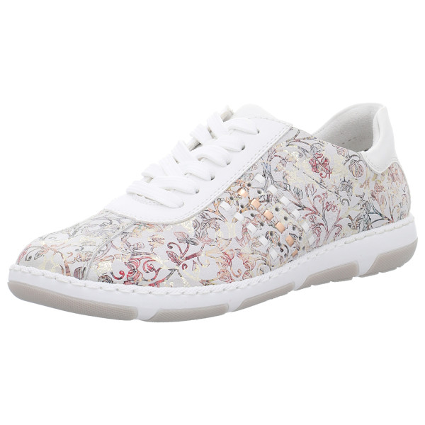 Rieker Schnürschuhe white-multi/white/ku - Bild 1