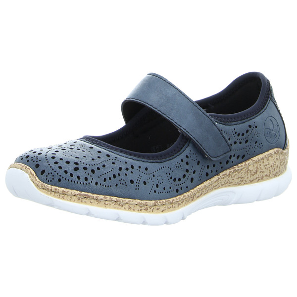 Rieker Slipper blau - Bild 1