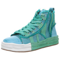 Rebecca White Sneaker ZWaveStrip crazy teal