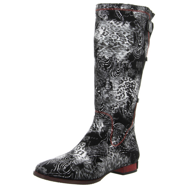 Simen Stiefel schwarz silbern - Bild 1