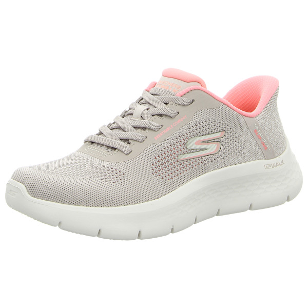 Skechers Slipper Go Walk Flex taupe/pink - Bild 1