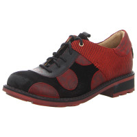 Maciejka Schnürschuhe red+black