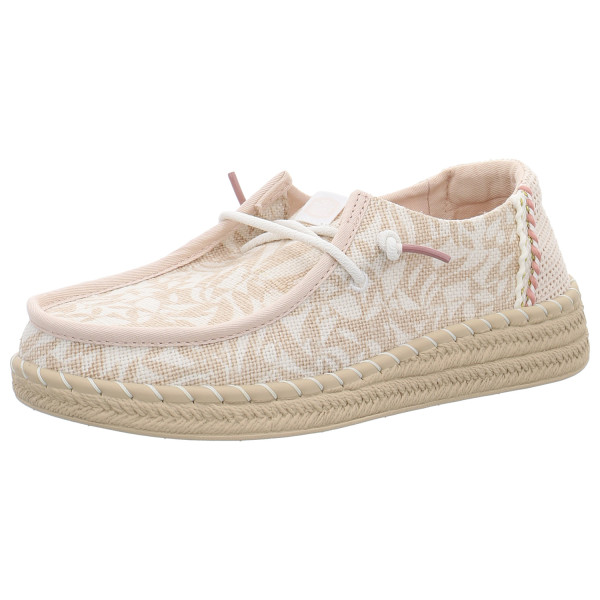 Hey Dude Schnürschuhe Wendy Espadrille pale pink/white - Bild 1