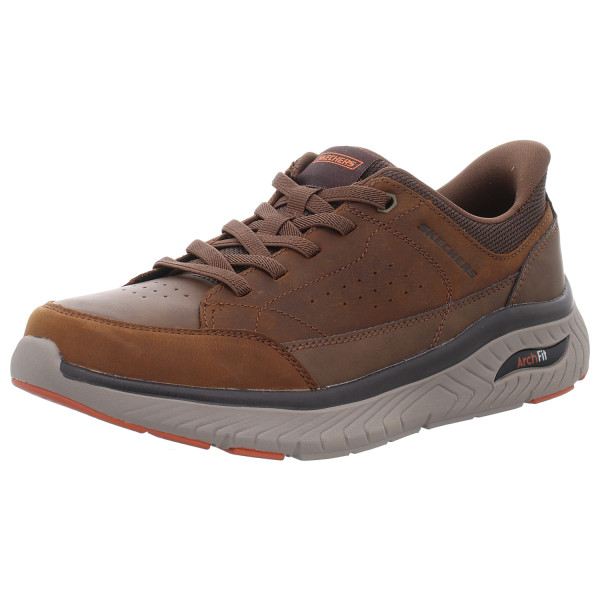 Skechers Slipper Arch Fit Crosser dark brown - Bild 1