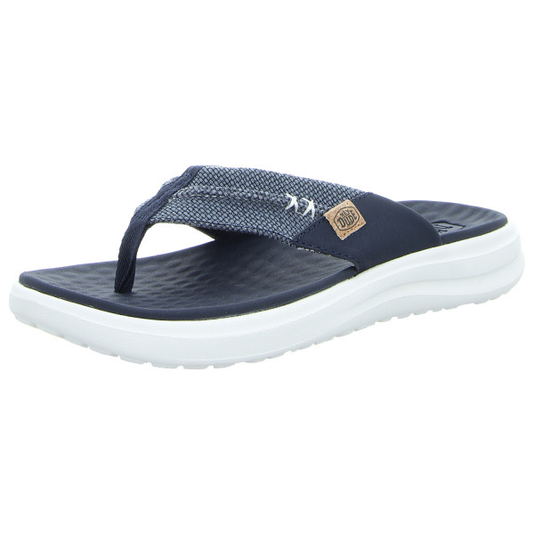 Hey Dude Zehentrenner Finn Flip Braided navy - Bild 1