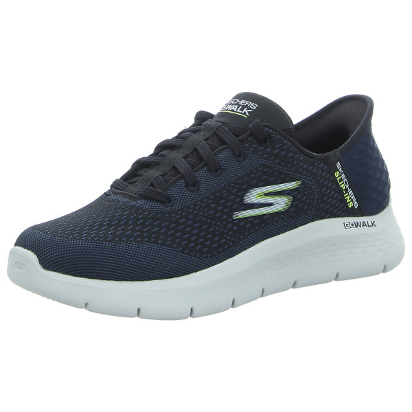 Skechers Sneaker Go Walk Flex Navy/lime - Bild 1