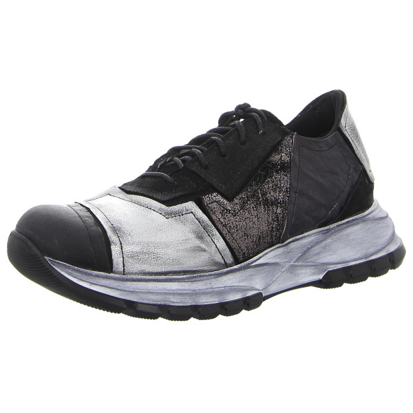 Papucei Schnürschuhe Themis black silver - Bild 1