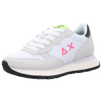 Sun68 Sneaker Ally Solid Nylon bianco/fuxia fluo