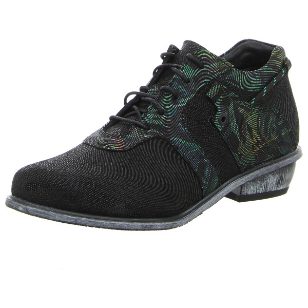 Simen Schnürschuhe schwarz grün - Bild 1