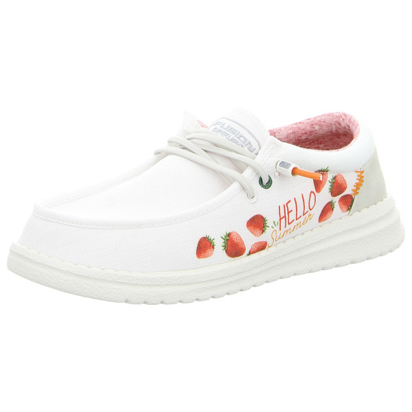 Fusion Schnürschuhe Emma Print white - Bild 1