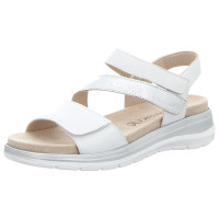 Caprice Sandalen white/silver