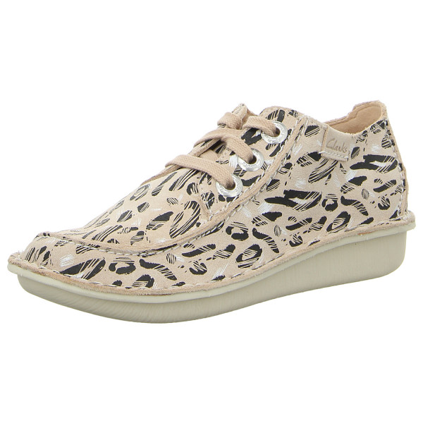 Clarks Schnürschuhe Funny Dream black/sand print - Bild 1