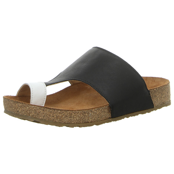 Haflinger Zehentrenner Bio Anka schwarz/weiß - Bild 1