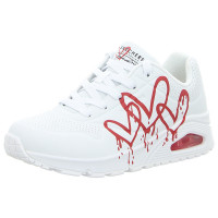 Skechers Sneaker UNO Dripping the Lov white/red