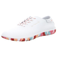 TBS Schnürschuhe Jazaru extra blanc + corail
