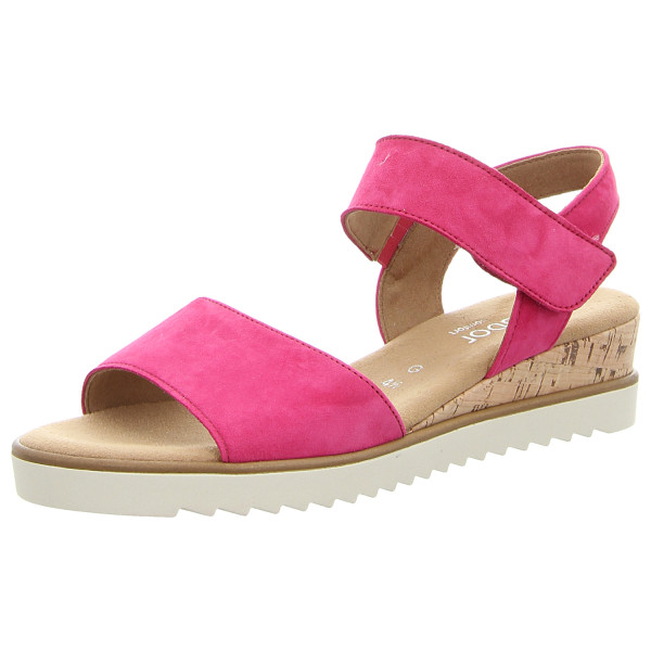 Gabor Sandaletten pink (Kork/creme) - Bild 1