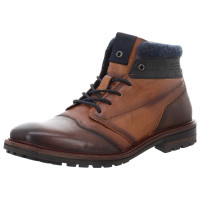 Bugatti Stiefeletten dark brown / cognac