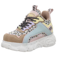 Buffalo Sneaker CLD Chai leo/brown/rose/purpl