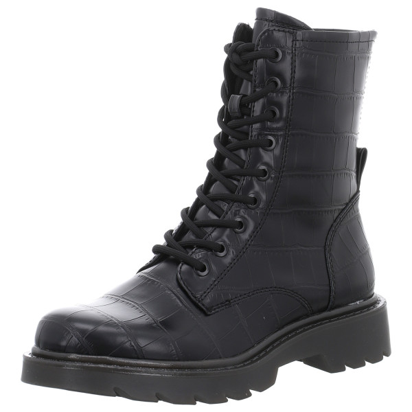 Tamaris Stiefeletten black croco - Bild 1