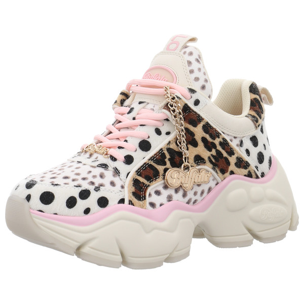 Buffalo Schnürschuhe Binary Glam cream/leo/pink - Bild 1
