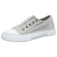 Andrea Conti Slipper hellgrau