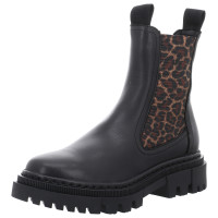 Tamaris Stiefeletten black/leopard