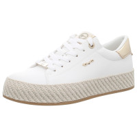 Tamaris Schnürschuhe white/gold