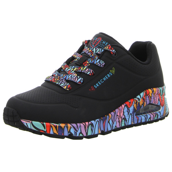 Skechers Sneaker Uno-Ravaged Love black/multi - Bild 1
