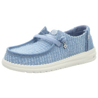Hey Dude Schnürschuhe Wendy Frayed Canvas faded denim