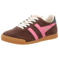 Gola Sneaker Elan dark brown/fluro pin